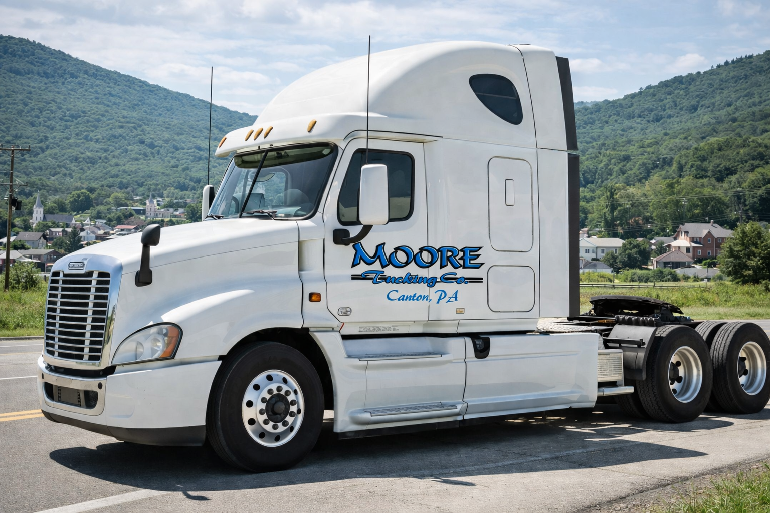 Moore Trucking hauler